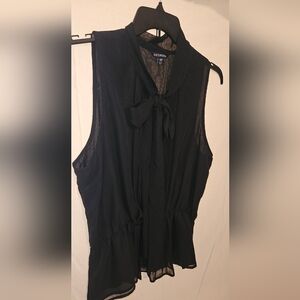 Elegant Black Sleeveless Dress